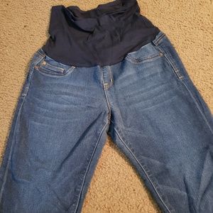 Maternity jean capris